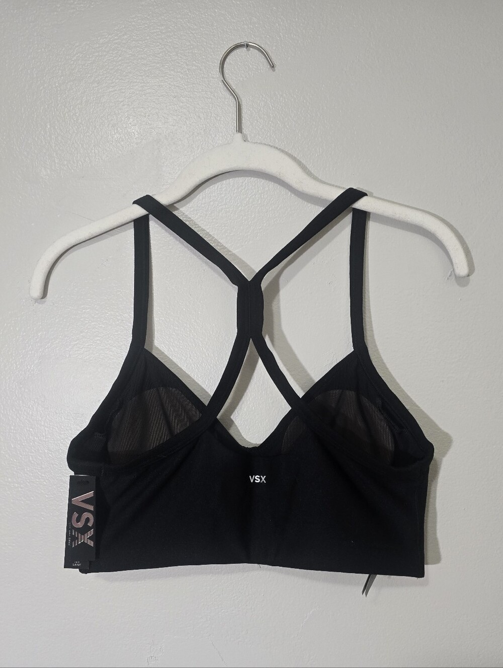 VSX Black Cross-Back Sports Bralette - New W/ Tags - Picture 4 of 8